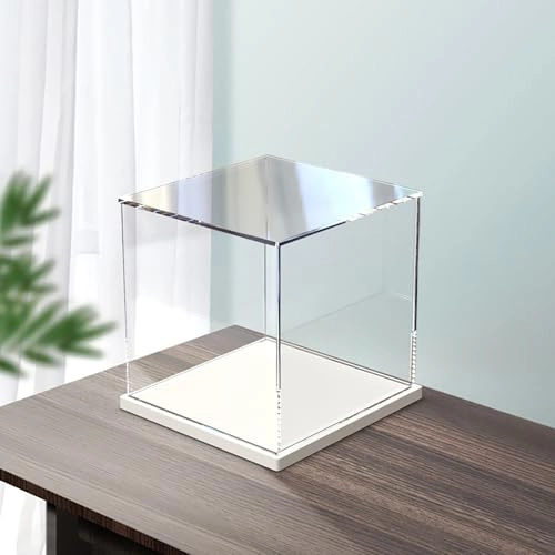 Acrylic Display Case (10295) - Dust-Proof Black Base (3mm) 40x20x15cm