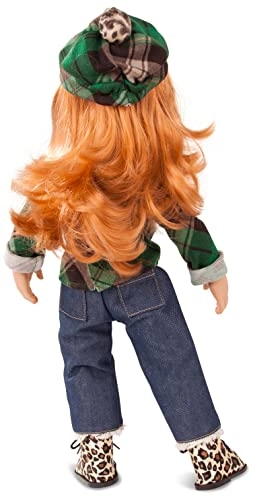 Hannah Poseable Doll - 19.5" All Vinyl Long Red Hair