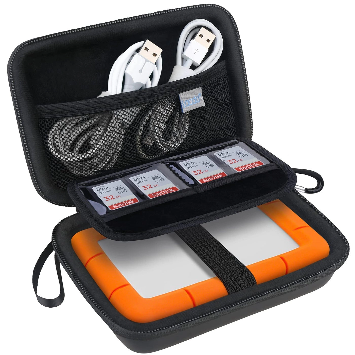 Hard Drive Carrying Case - 1TB 2TB 3TB 4TB 5TB 6TB