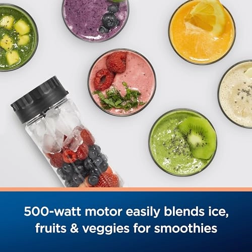 MyBlend Plus Personal Blender - OneTouch Blending Removable Stainless Steel Blade