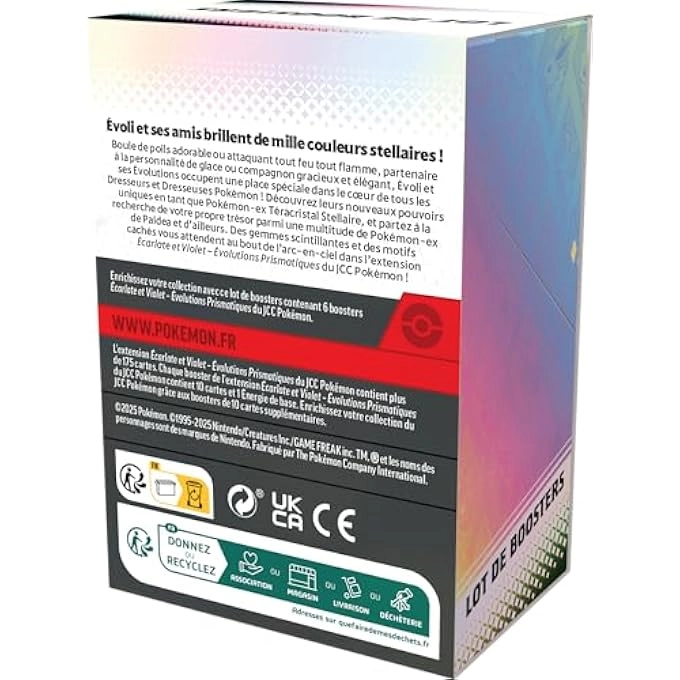 SCARLET & PURPLE PRISMATIC EVOLUTIONS - 6pcs