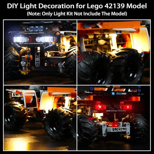 Lighting Kit 42139 for LEGO All-Terrain Vehicle 42139 - ABS USB