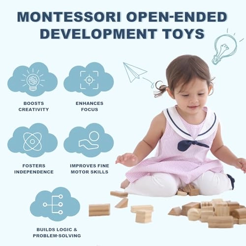 Bamboo Building Block - 80 pcs