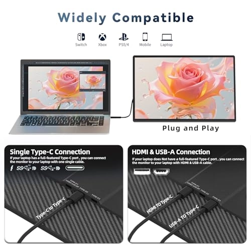 Laptop Screen Extender Monitor - 1920x1200 16 Inches