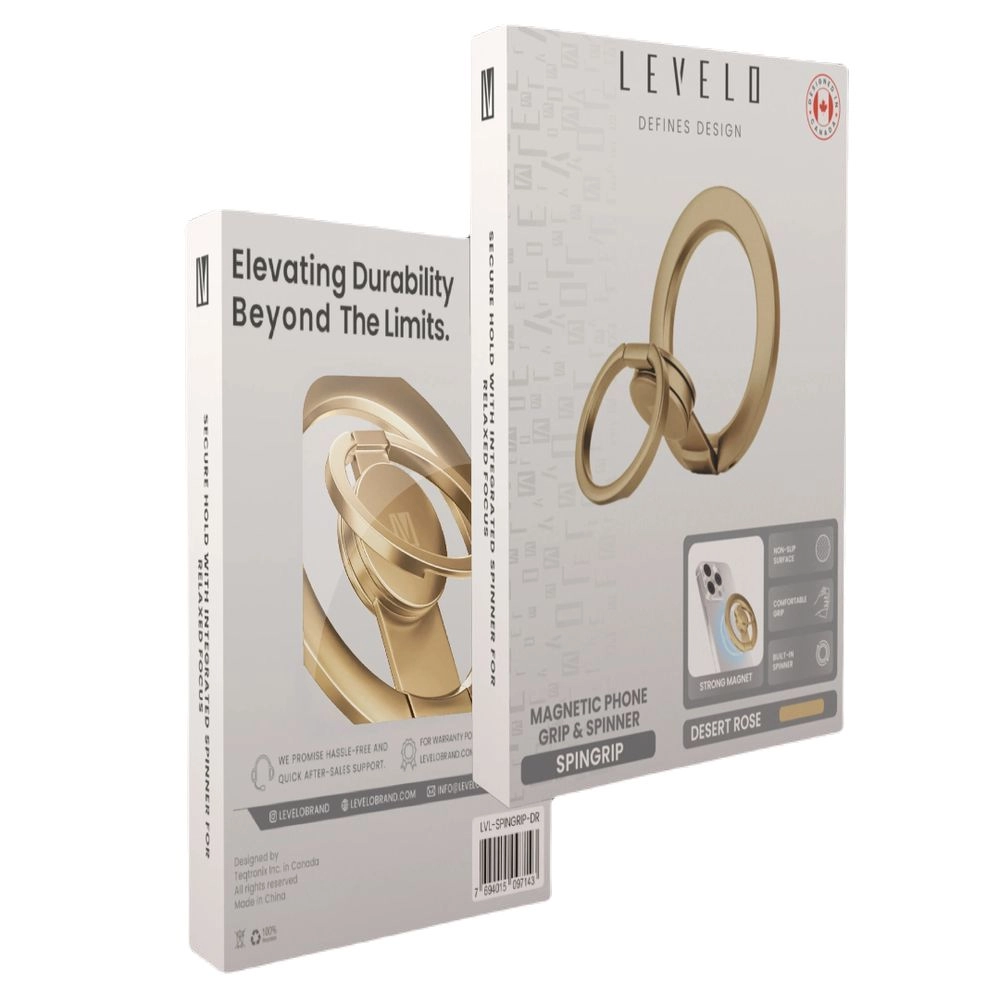 LEVELO Spingrip - Magnetic Phone Grip With Spinner