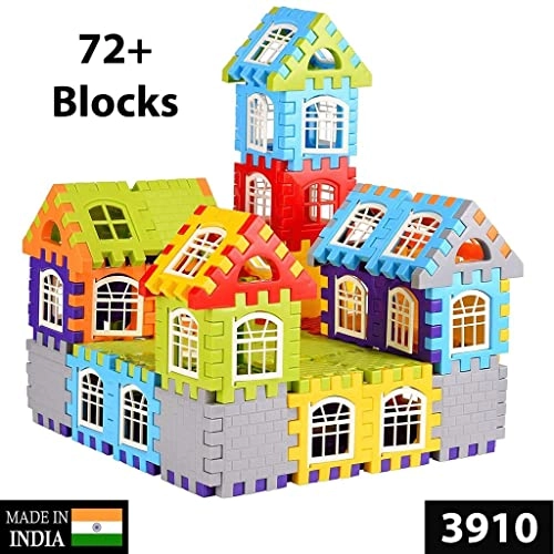 House Building Blocks - 72 pcs