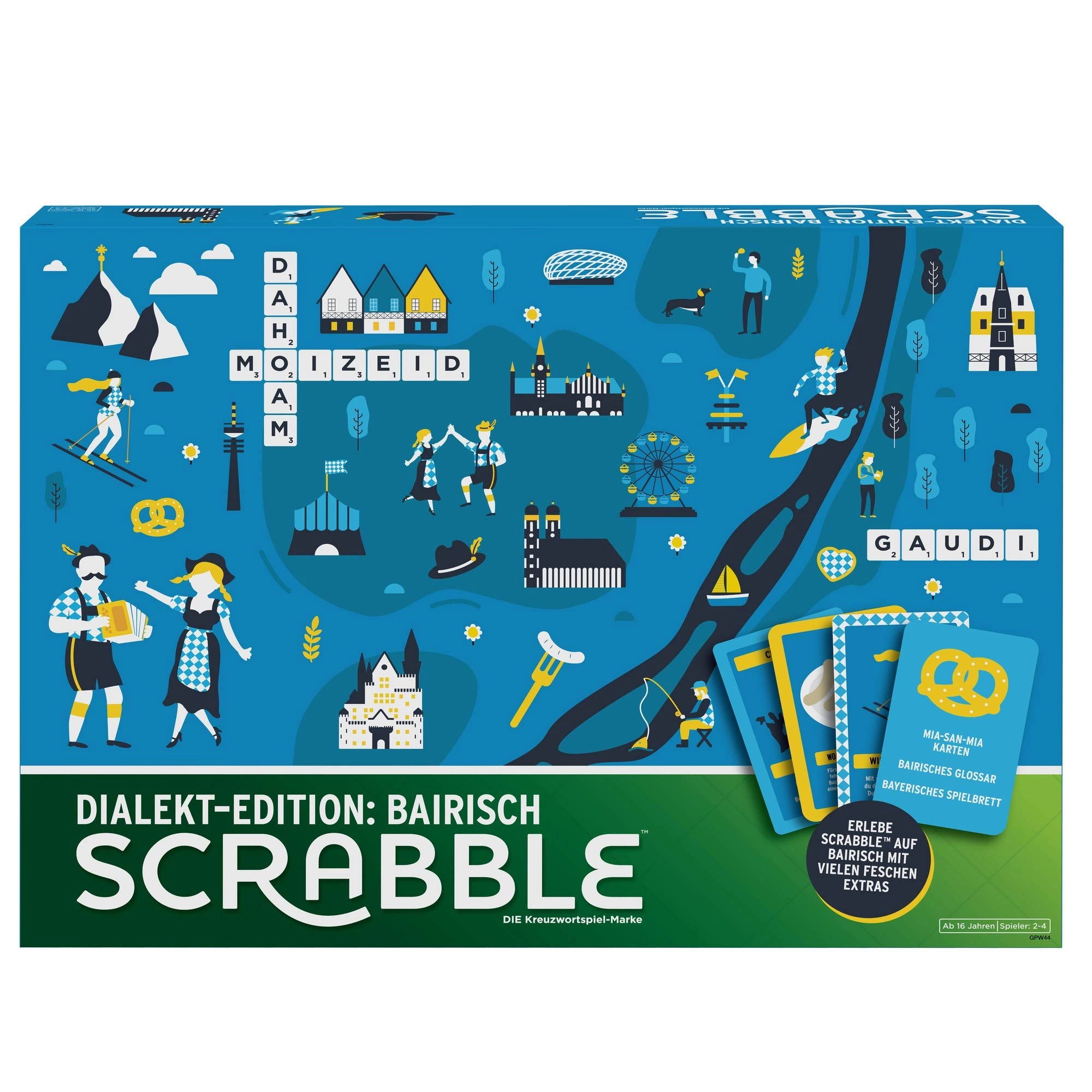 Mattel Games Scrabble Dialect Edition: Bairisch