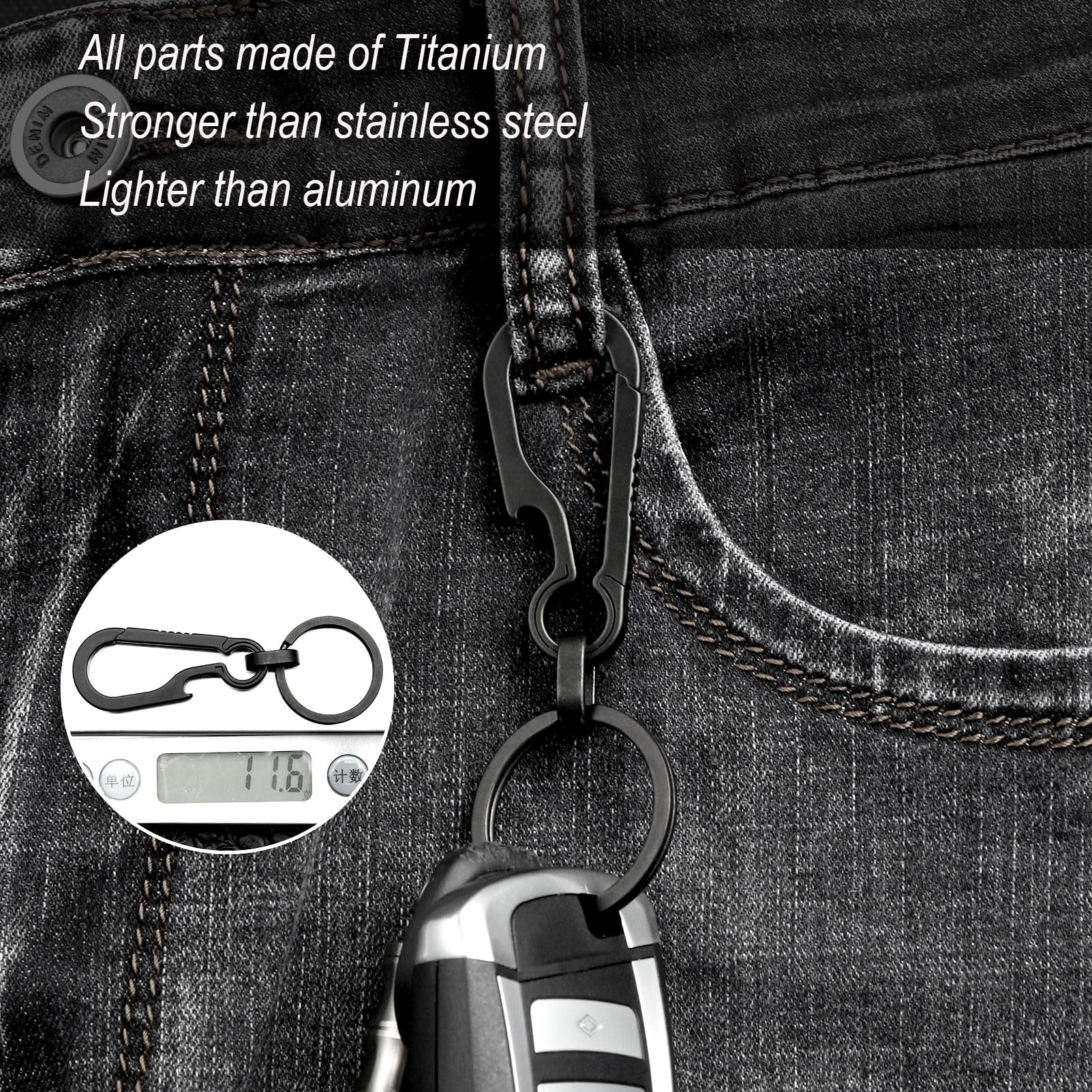 Carabiner Keychain - Space