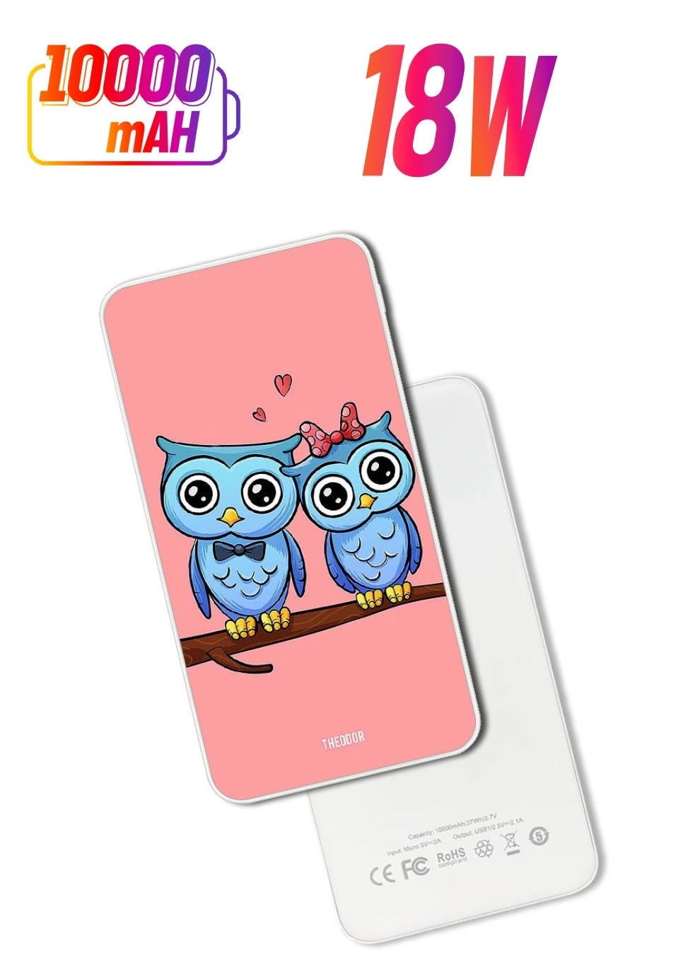 Theodor PPBA308 - 10000 mAh 18W