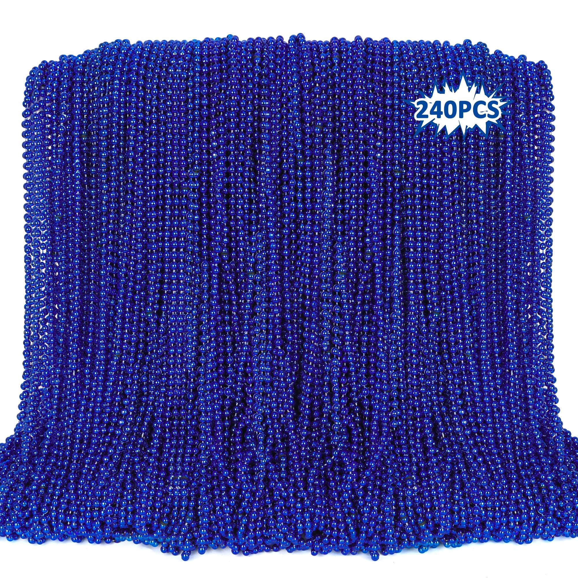 EOBOH Beads Necklace - 33" 240PCS