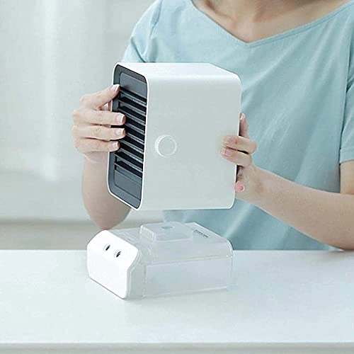 Personal Air Cooler - Portable 3 Wind Speeds 7 Colors LED Lights