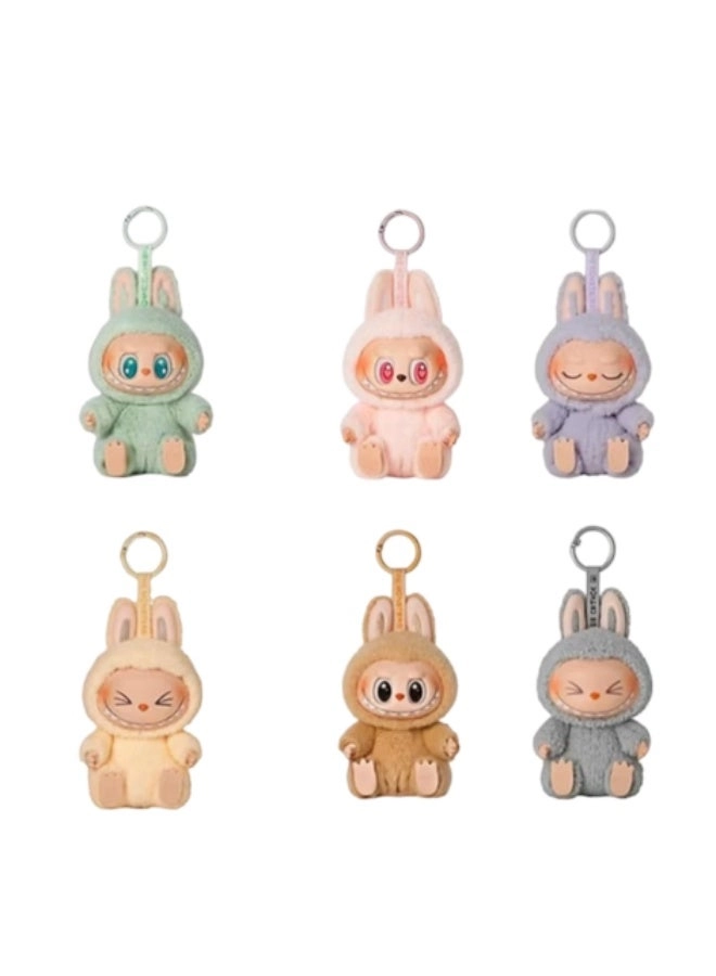 POP MART Labubu Plush Doll - 17cm Vinyl 3rd Generation Macaron 6-Pack