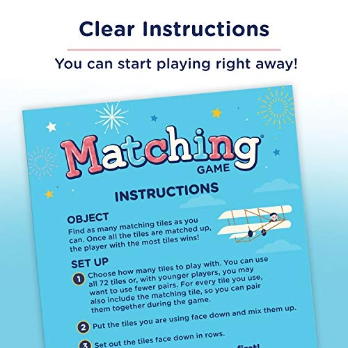 Americana Matching Game - 3 years and up 72 pieces