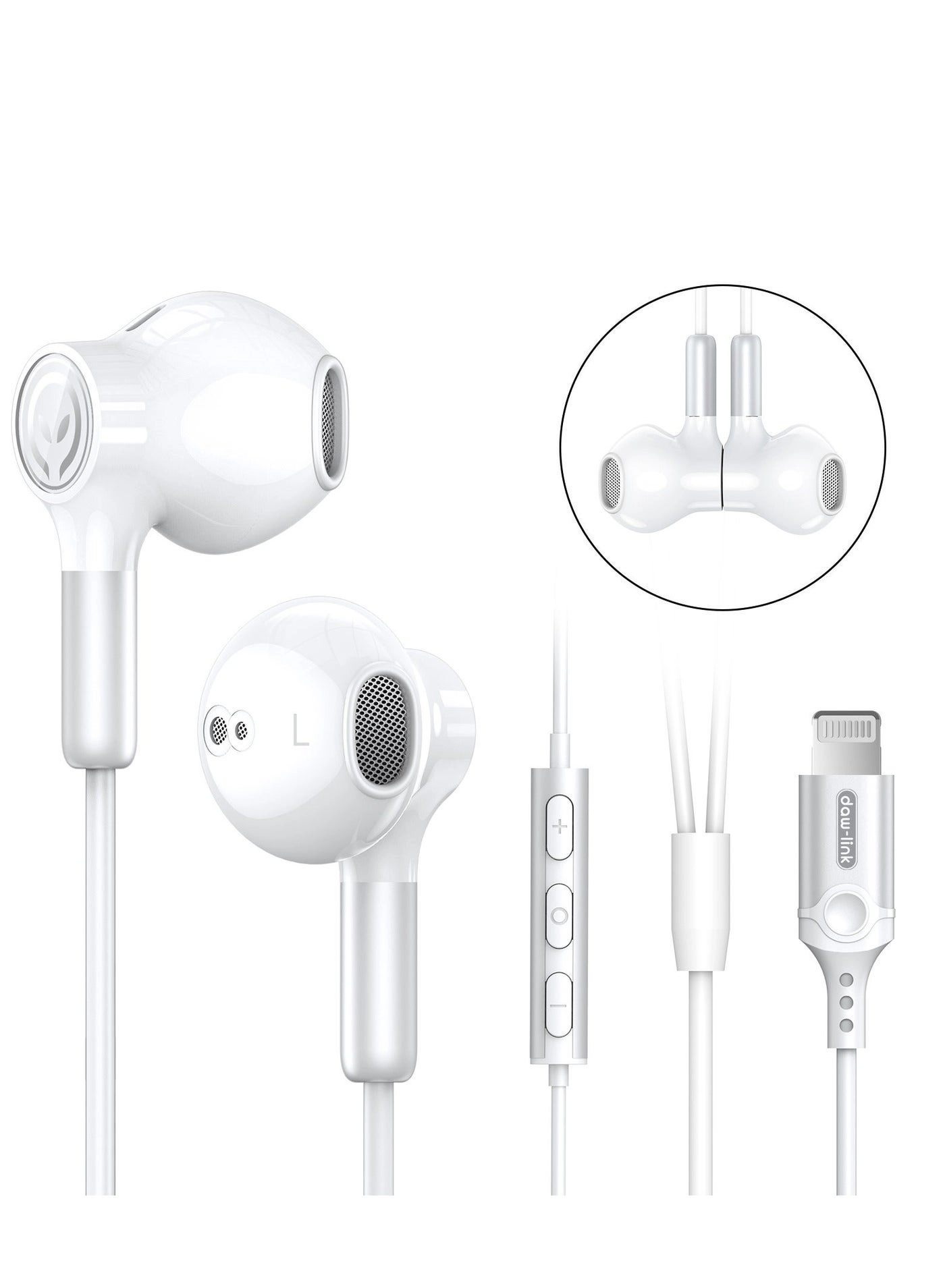 Wired Lightning Earphones + MagSafe Wireless Power Bank - 5 000mAh + Bluetooth Neckband Headphones - Bluetooth 5.2