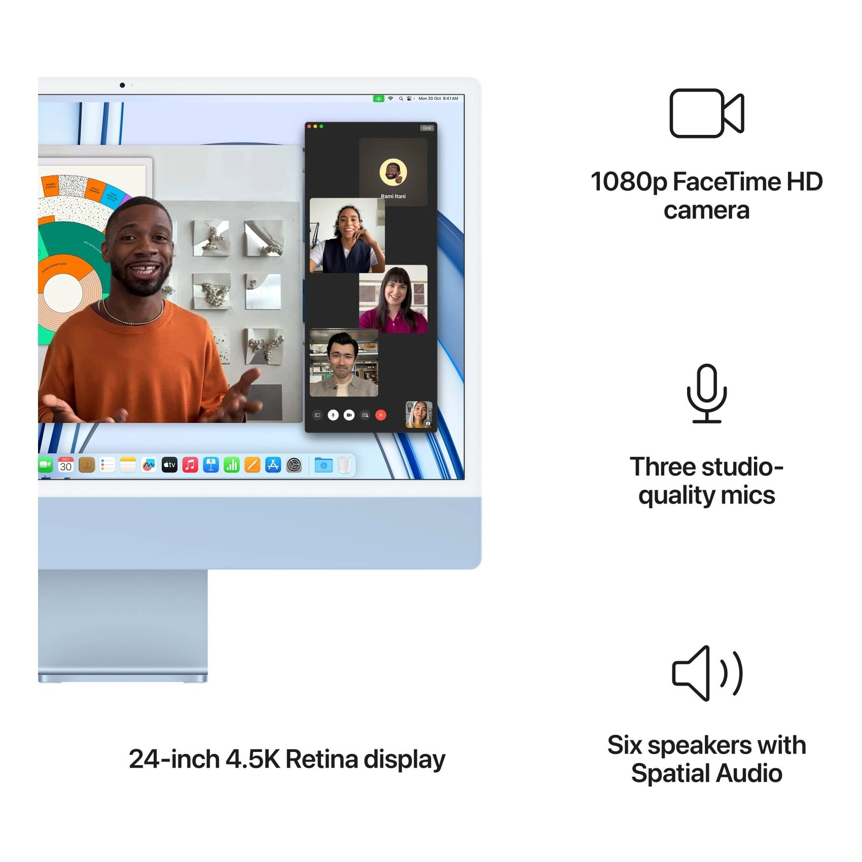 iMac 24" M1  8 Core GPU  (512GB)