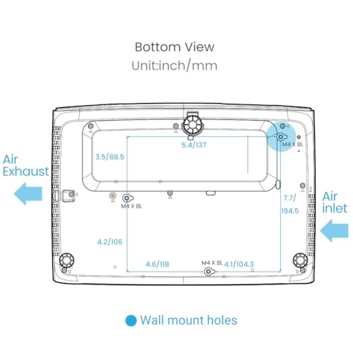 W2710i BNQ-PRJ-W2710i 2200 ANSI lumens