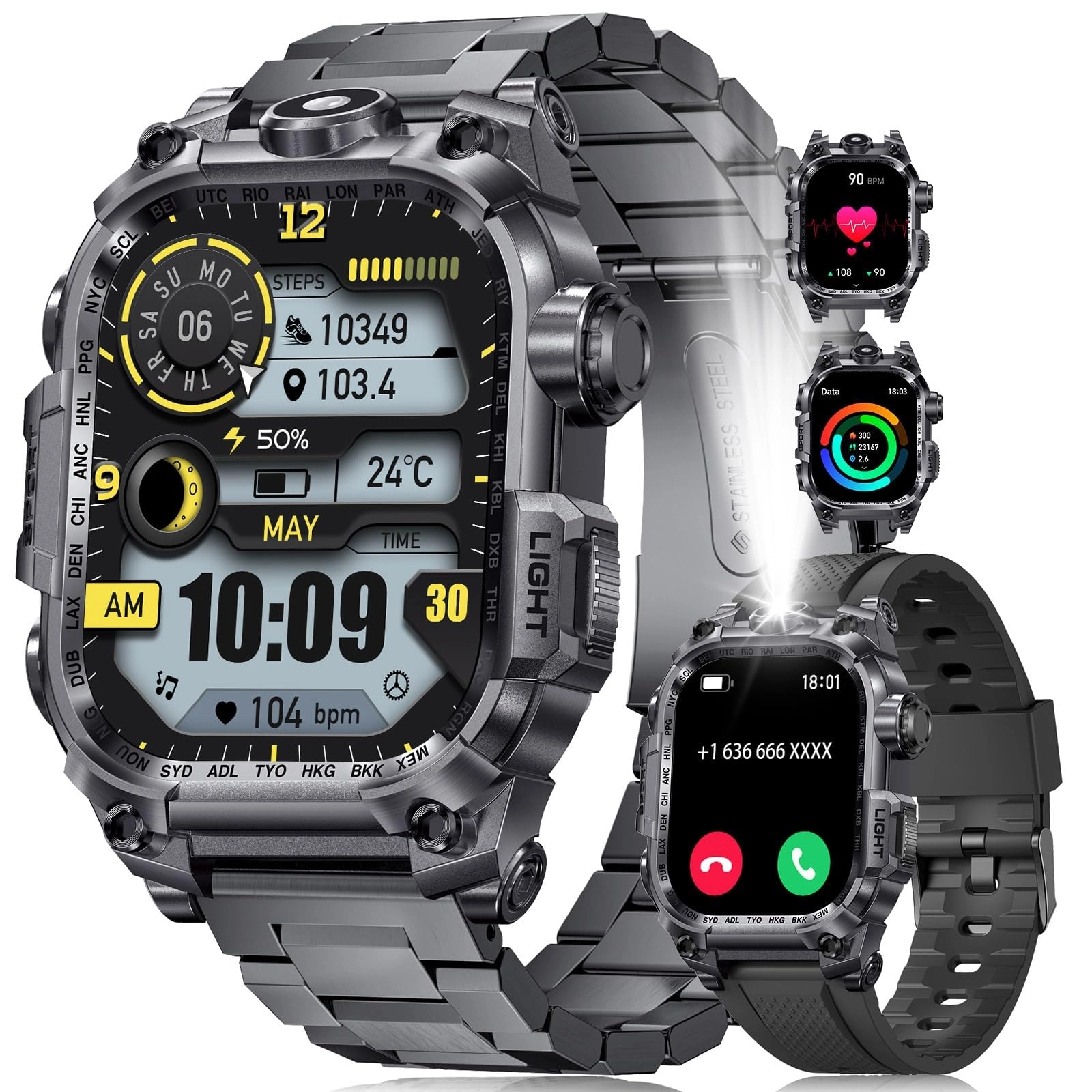Military Smartwatch - 2.01"