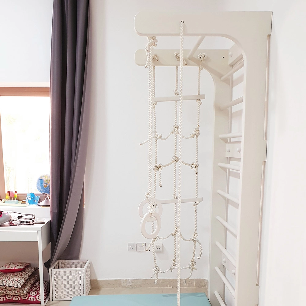 Swedish Wall - Rope Ladder Rings Safety Mat