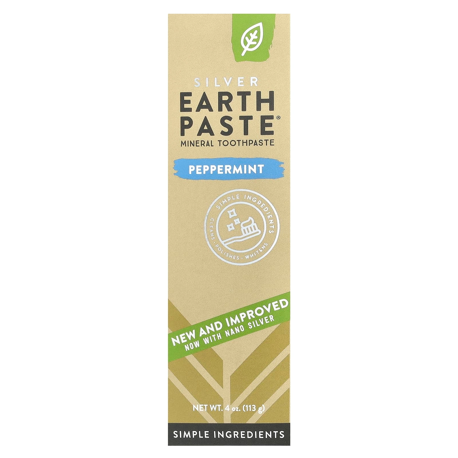 Earth Paste Peppermint Toothpaste 113 g
