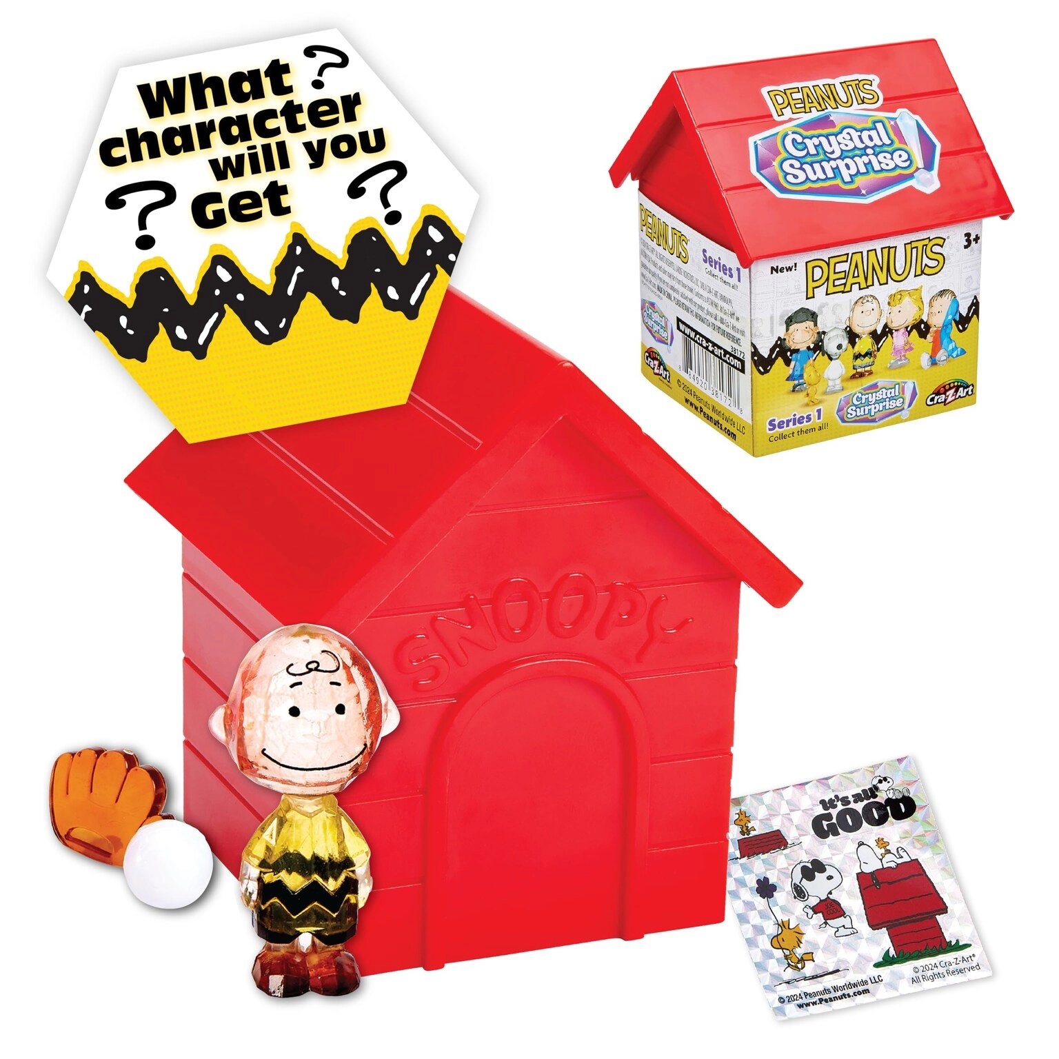 Cra-Z-Art Peanuts Crystal Surprise - 1.5" tall