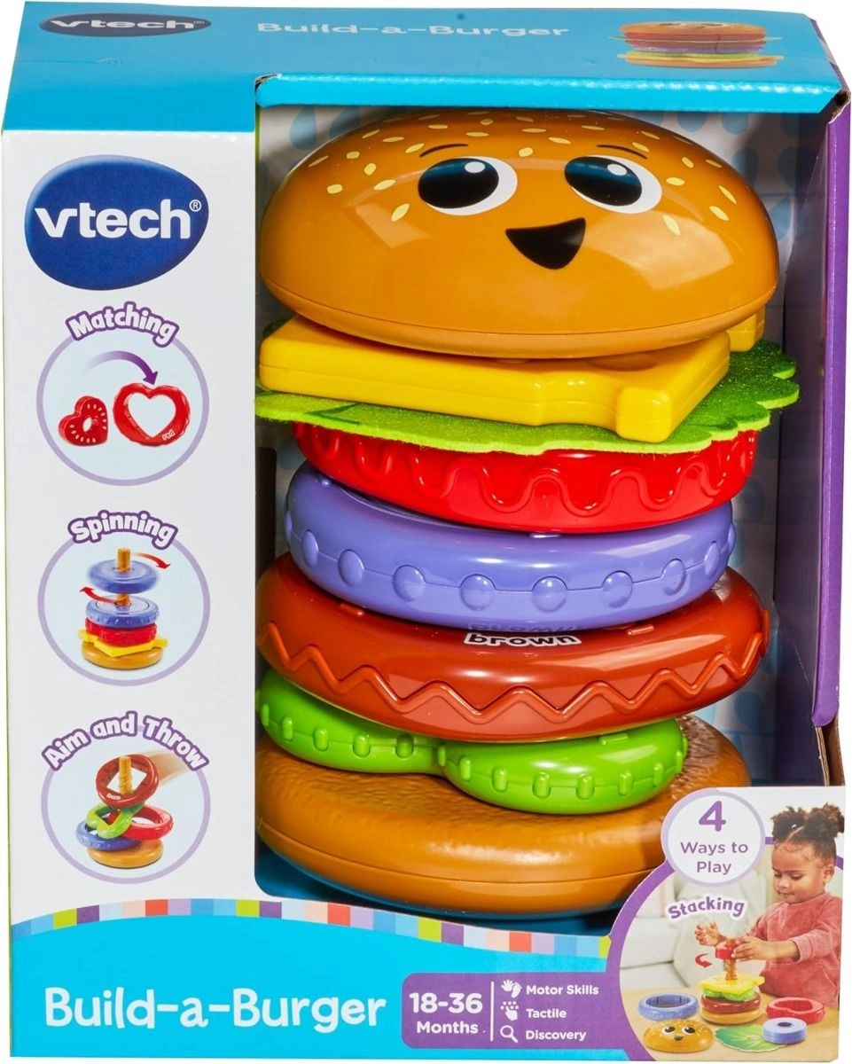 Build-A-Burger - Suitable for 18 to 36 Months 6 pieces