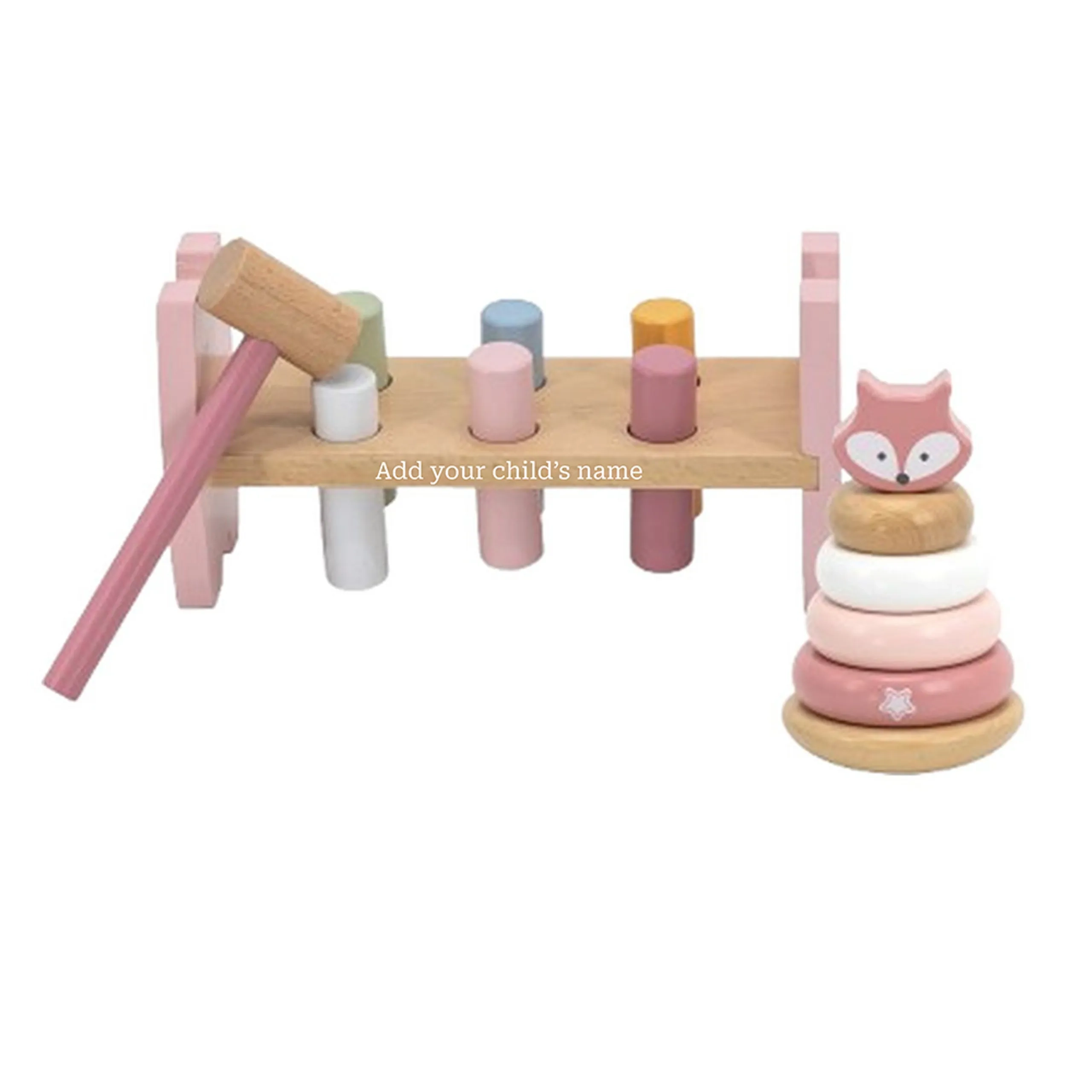 PolarB Fox Stacker And Pounding Bench - Suitable for 12 months & above
