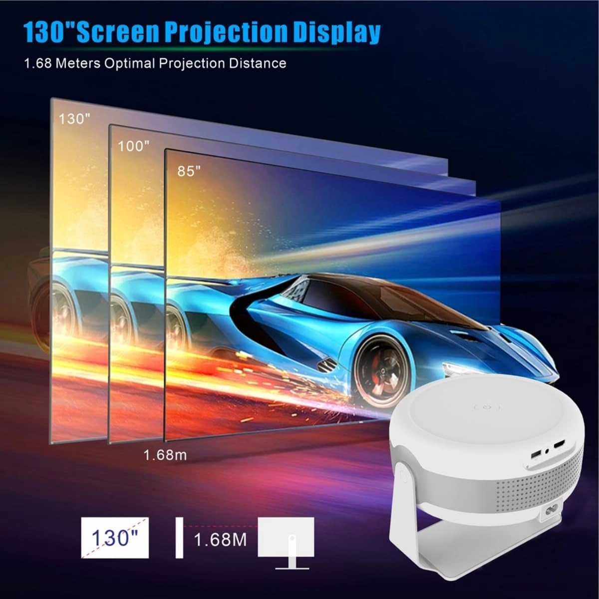 Portable Smart Projector - 1280×720