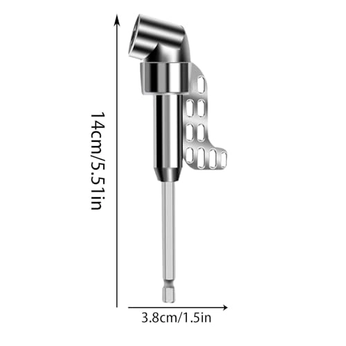 Angle Drill Adapter - Lightweight Zinc Alloy