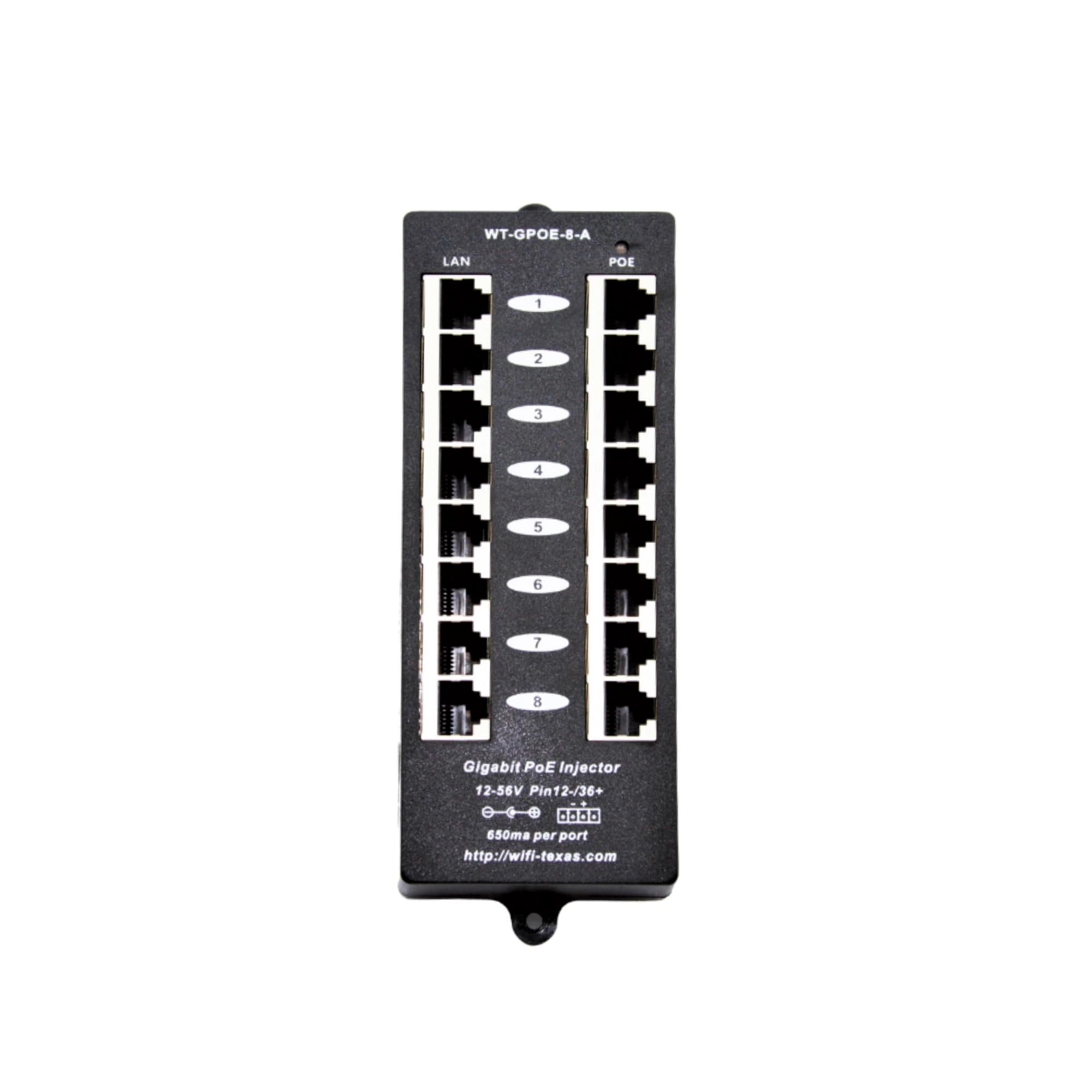 PoE Texas GPOE-8A-48v60w