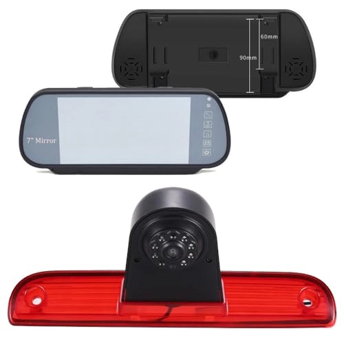 Reversing Camera + LCD Colour Display Monitor - Night vision AHD video signal or CVBS signal 1280 x 720 pixels