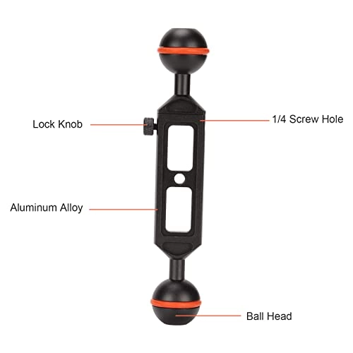 Dual Balls Arm - Aluminum Alloy Underwater
