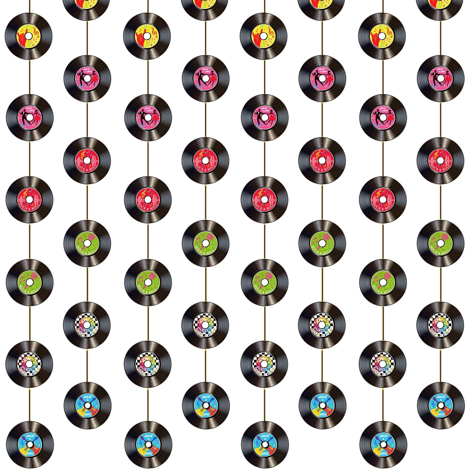 Cindeer Rock and Roll Party Decorations - 8 Pieces general decor