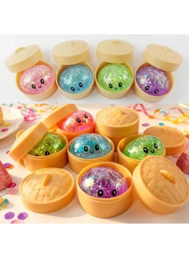 AMM Technology Dumpling Squishy - 1 PCS Random Color Handmade Pressure Relief