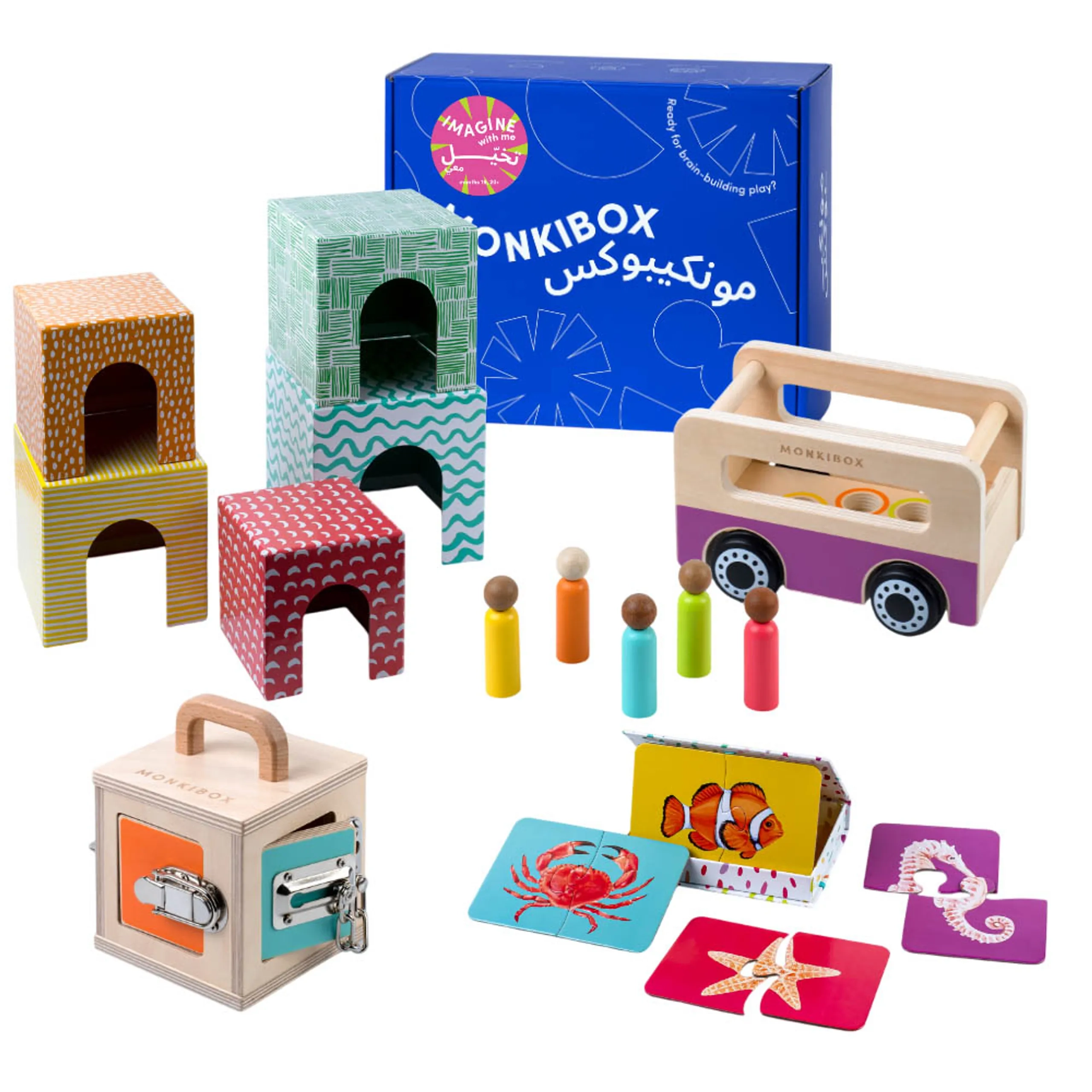 MonkiBox PlayBox - Imagine With Me - Suitable for 19 months & above