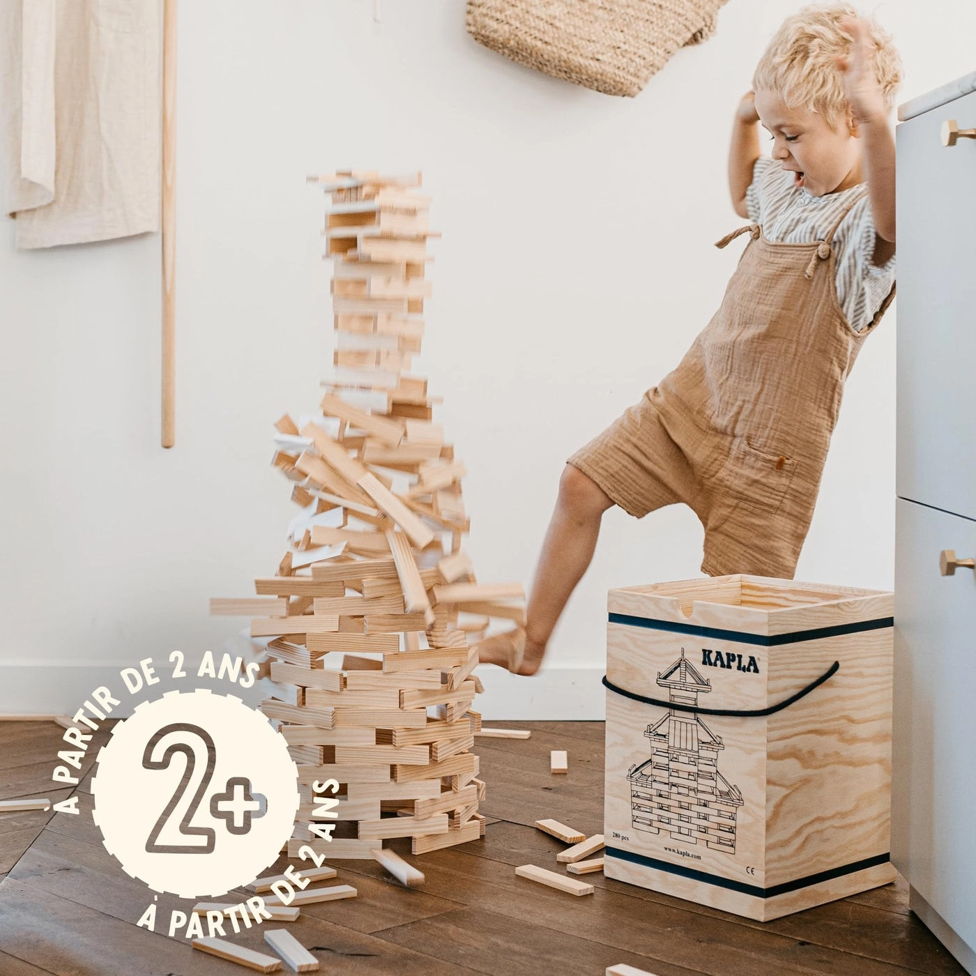 Wooden Construction Set - 280 pcs