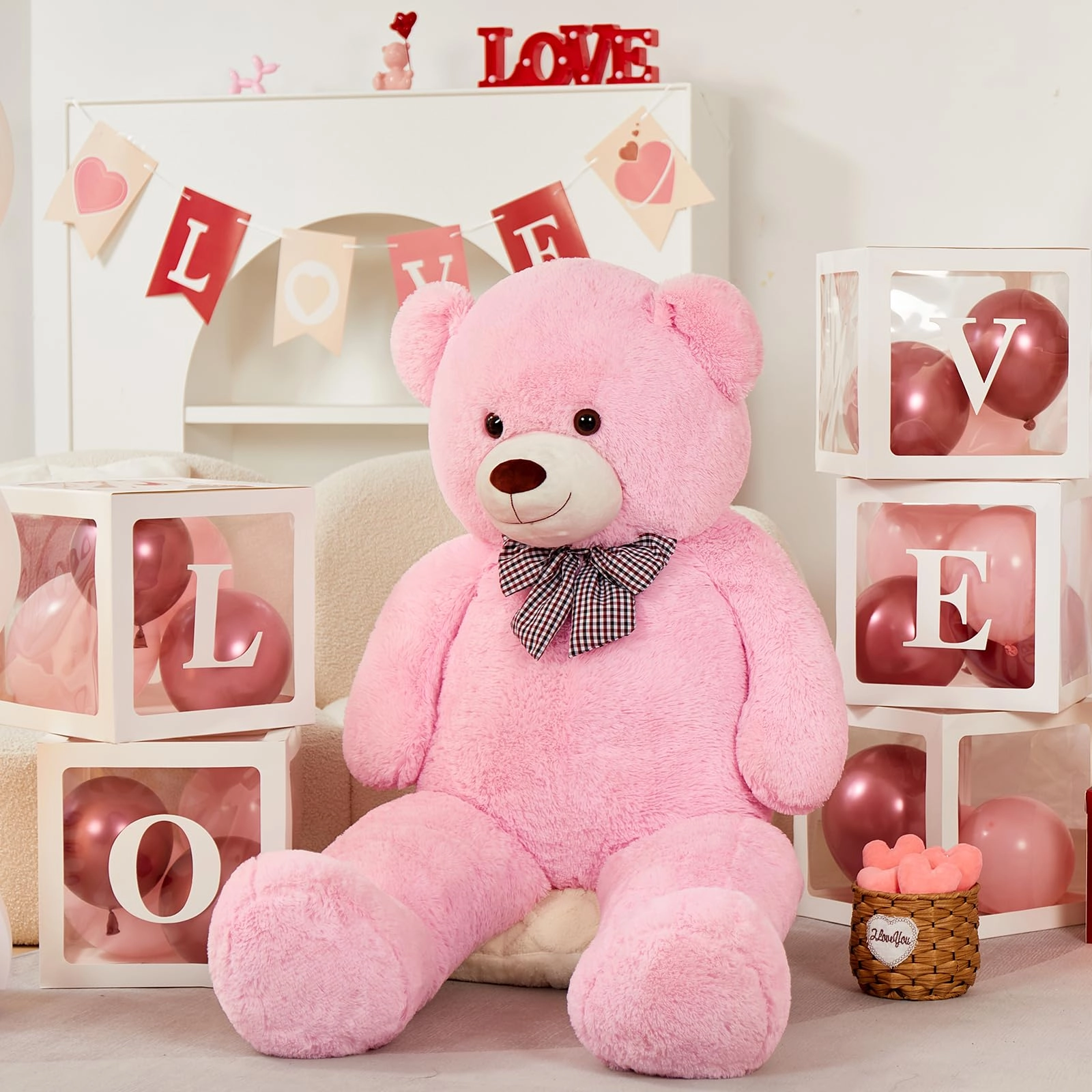 Teddy Bear - Plush Pink