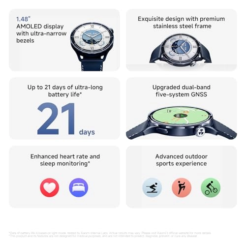 Watch S5 46mm Stainless Steel GPS