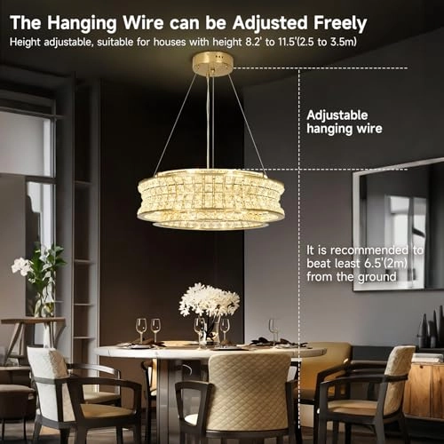 Chandelier - 20 Inch Warm White