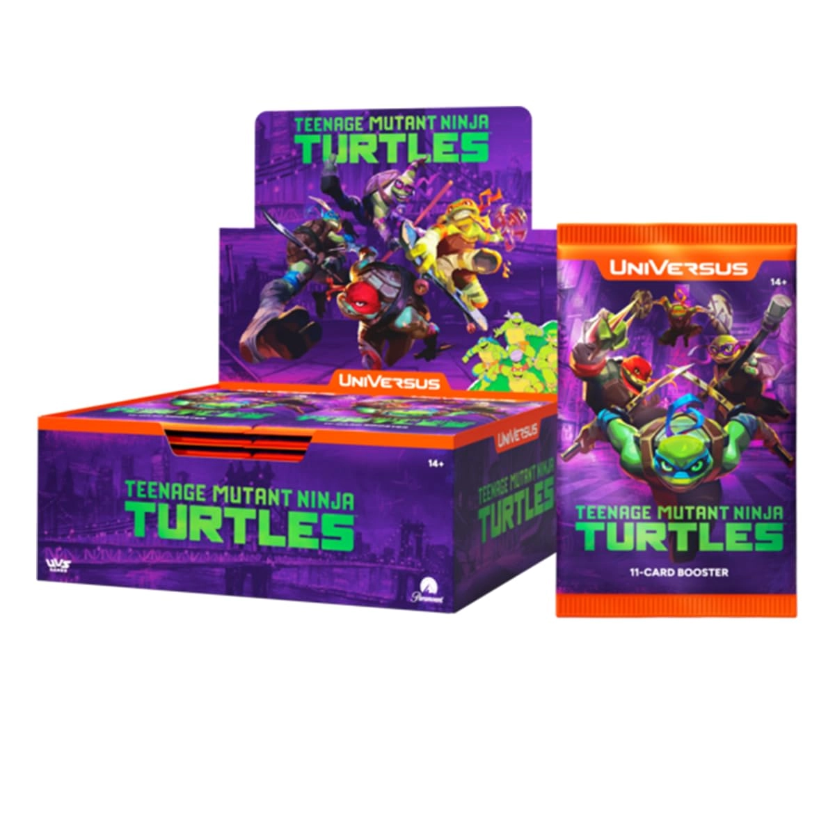 UniVersus Teenage Mutant Ninja Turtles Booster Display - 24 packs 11 cards per pack