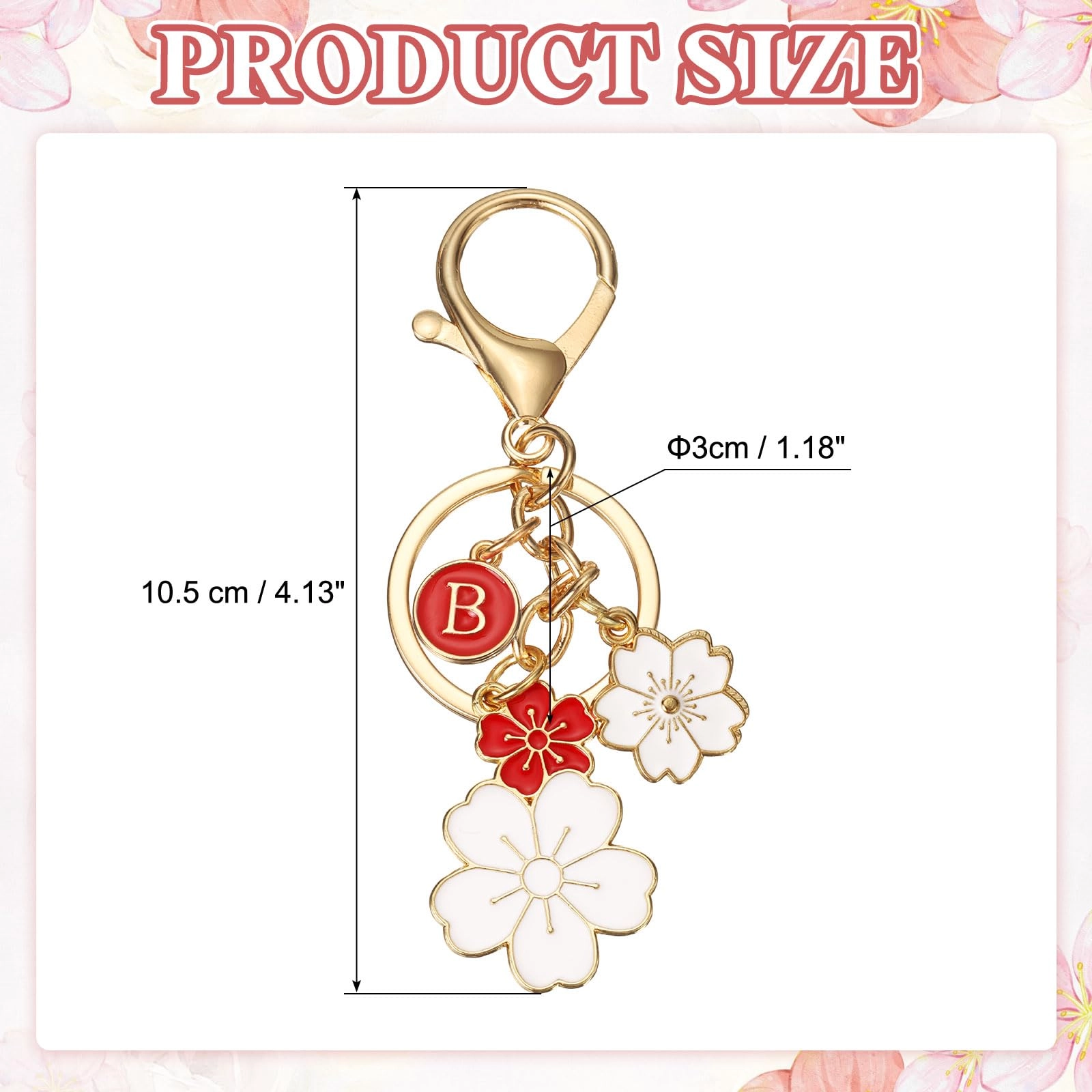 Initial Keychain - Letter