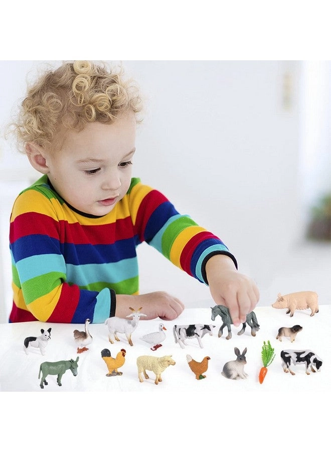 Farm Animal Figures 15 pcs