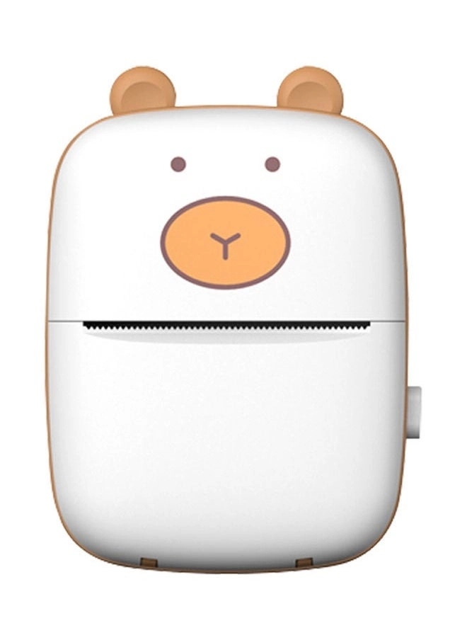 Wireless Mini Photo Printer White/Green