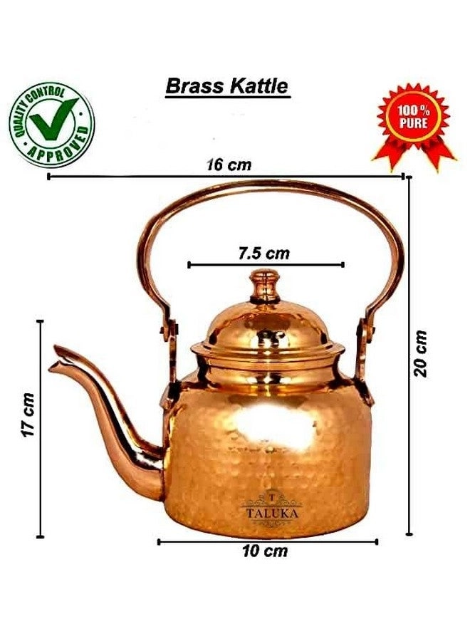 Hammered Brass Tea Pot - 600 ML