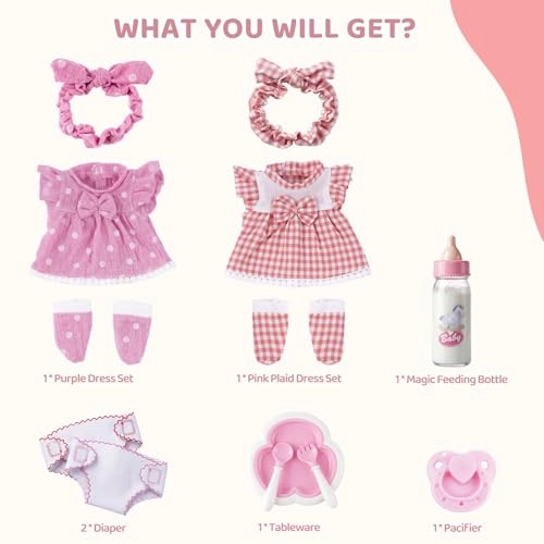 Reborn Baby Doll - 17 Inch Vinyl Cotton Girl Ages 3+