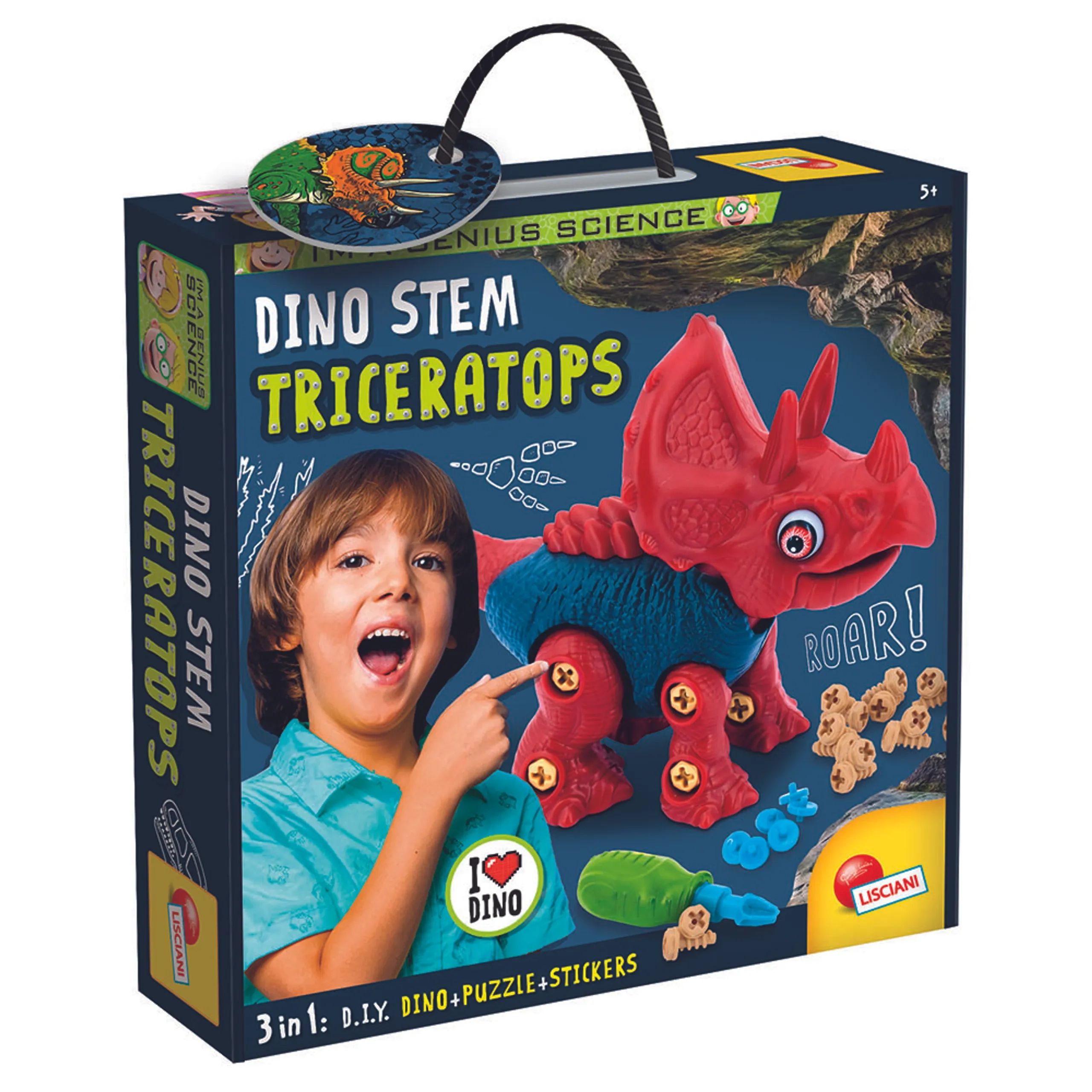 I'm A Genius Science Dino Triceratops - 5 years+