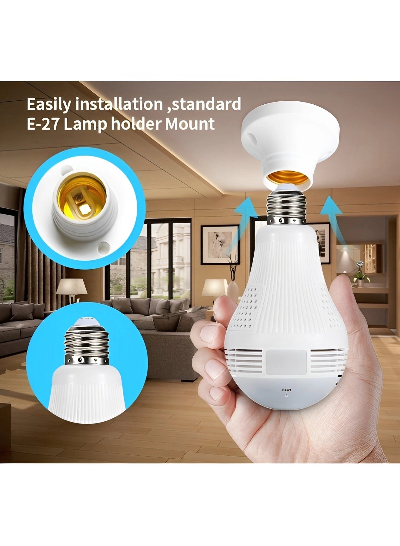 Bulb Security Camera 960P