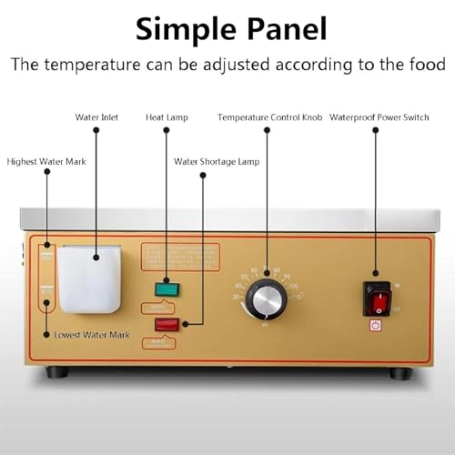 Electric Steamed Buns Machine - Four-Hole Stainless Steel 30-110C