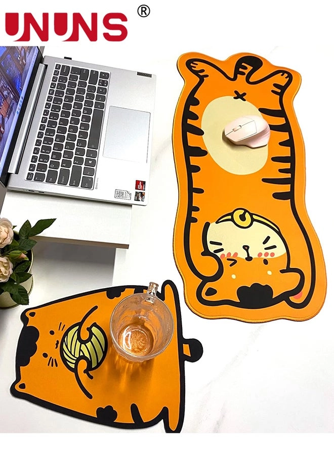 Kawaii Rubber Gaming Mouse Pad - 73x32 cm Set