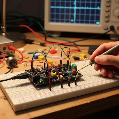 Operational Amplifier Tester - 12V 200kHz/10Hz Plug and Play