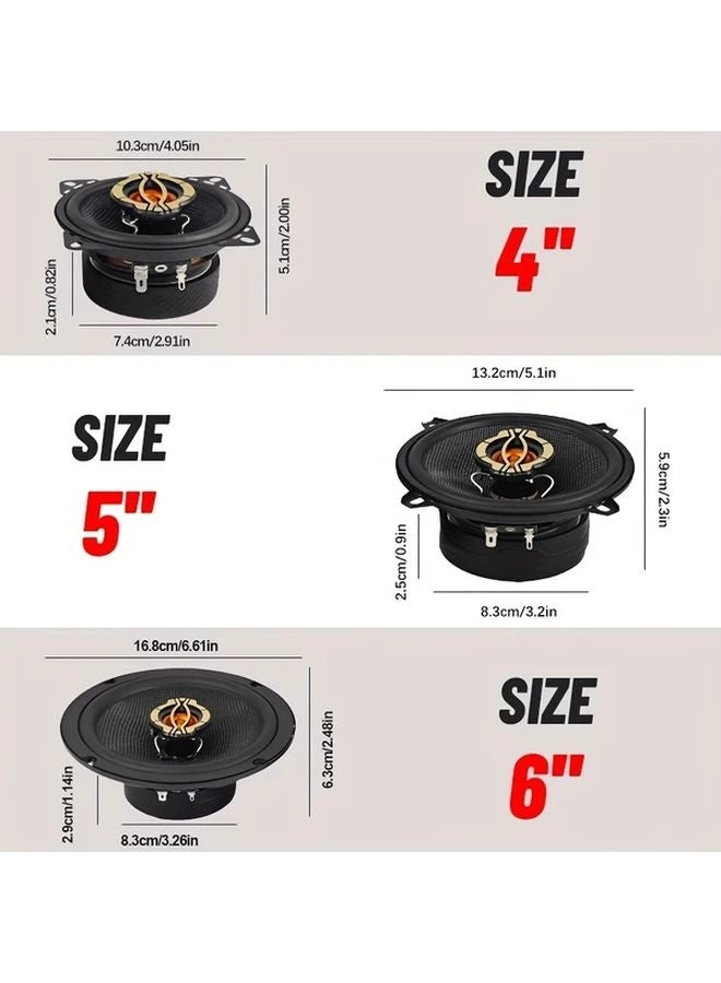 Car Coaxial Speakers - 6.5-inch